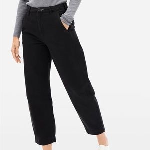 Everlane Cropped High Rise Canvas Pant
